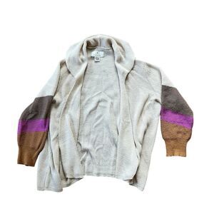 Colorful Women's Sweater with cowl